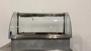 Nuttall Hot Serving Display Counter with Overhead Gantry - Arena Survery