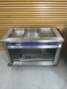 Victor 3 Well Bain Marie - No Shield or Light