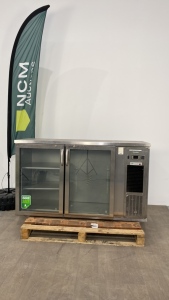 Gamko Glass Fronted Solid Top Fridge